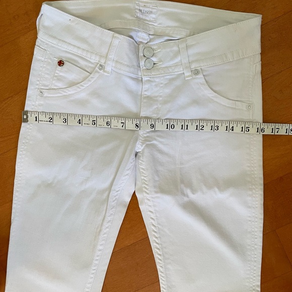 Hudson Mid-rise White Baby Bootcut Jeans - Picture 4 of 11